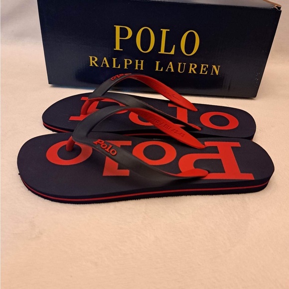 Men's sz 9/10 Polo Ralph Lauren Flip Flops - Picture 3 of 9